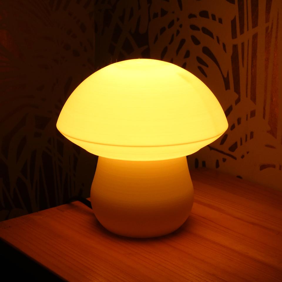 Mushroom lamp “Boletus Edulis” parametric