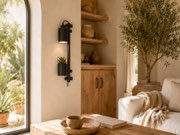 Modular Wall Light in a cozy evening corner