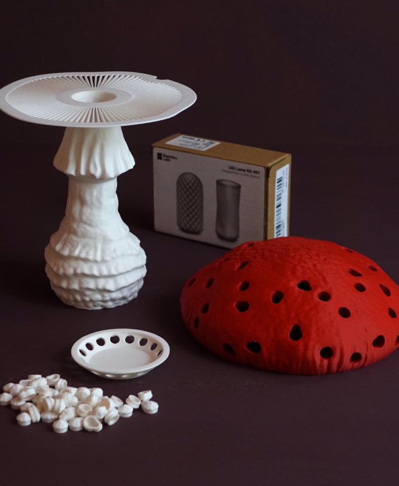 Mushroom lamp “Amanita Muscaria”