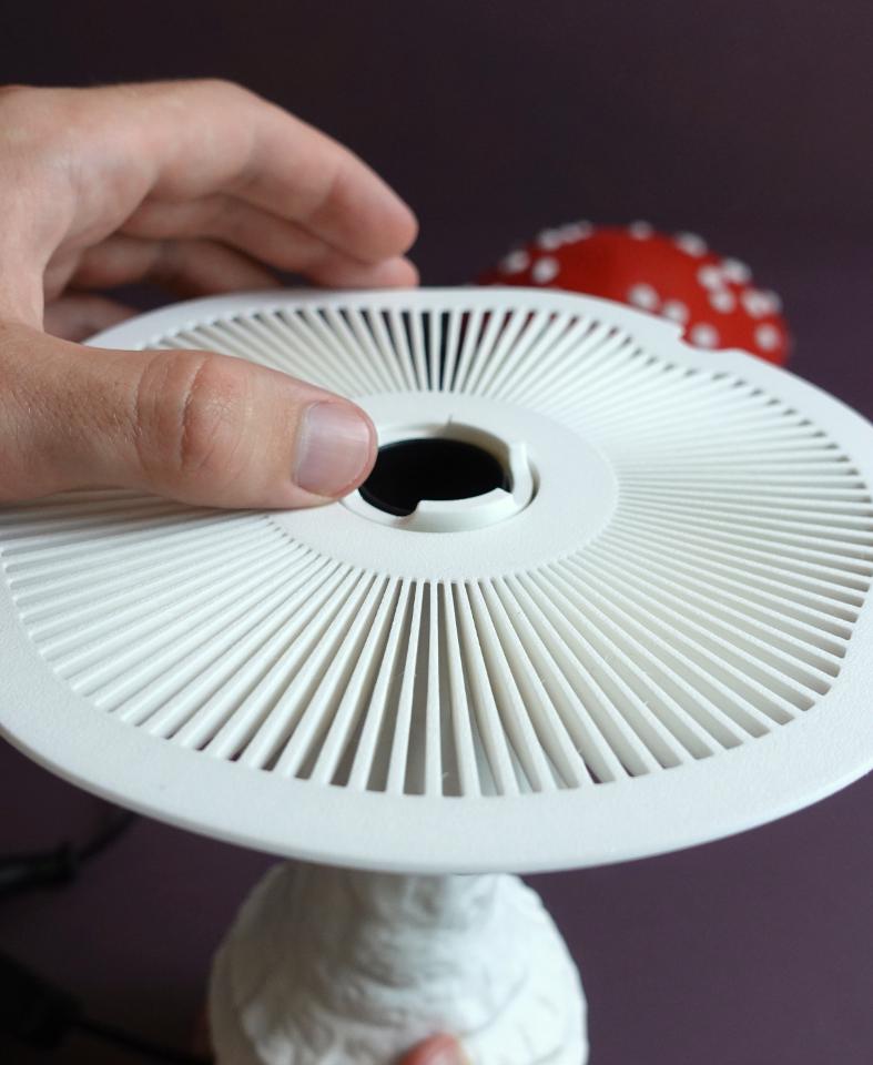 Mushroom lamp “Amanita Muscaria”