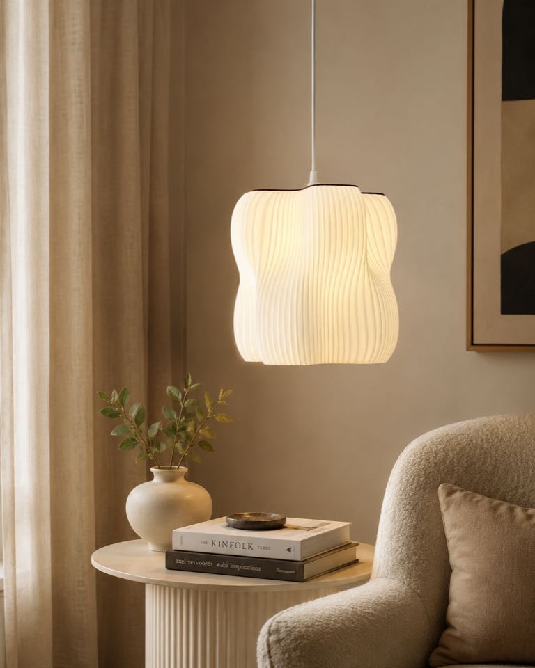 Arya pendant lamp in a reading corner