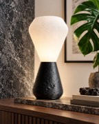 Lampe Soar près d’une plante Monstera