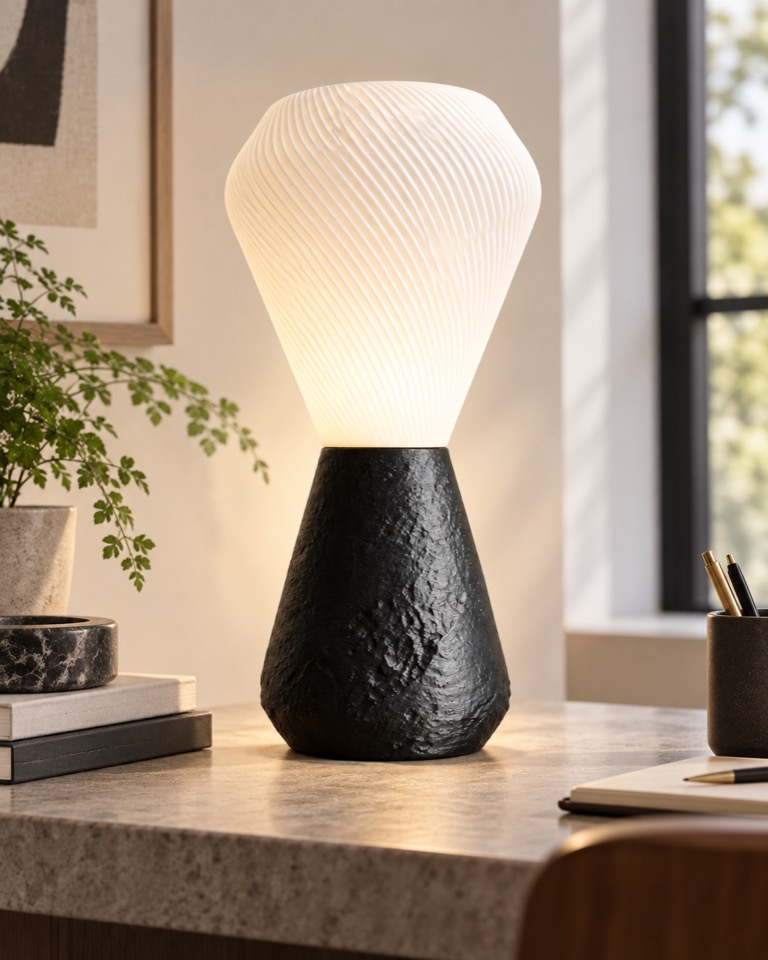 Lampe Soar dans un espace de travail